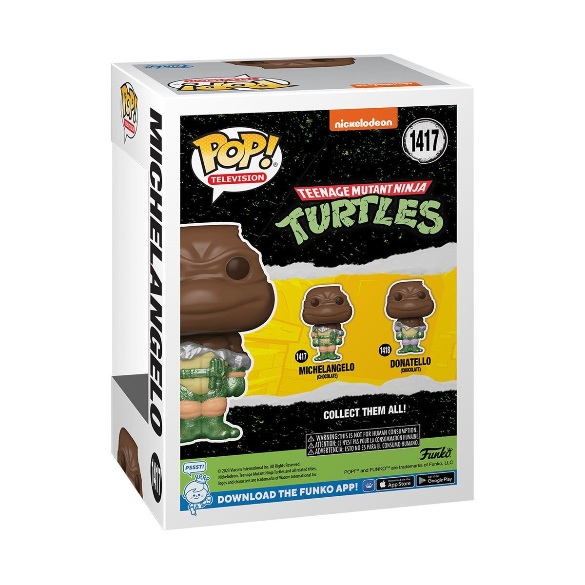 Funko Pop! Teenage Mutant Ninja Turtles Michelangelo Easter Chocolate Deco Vinyl Figure #1417