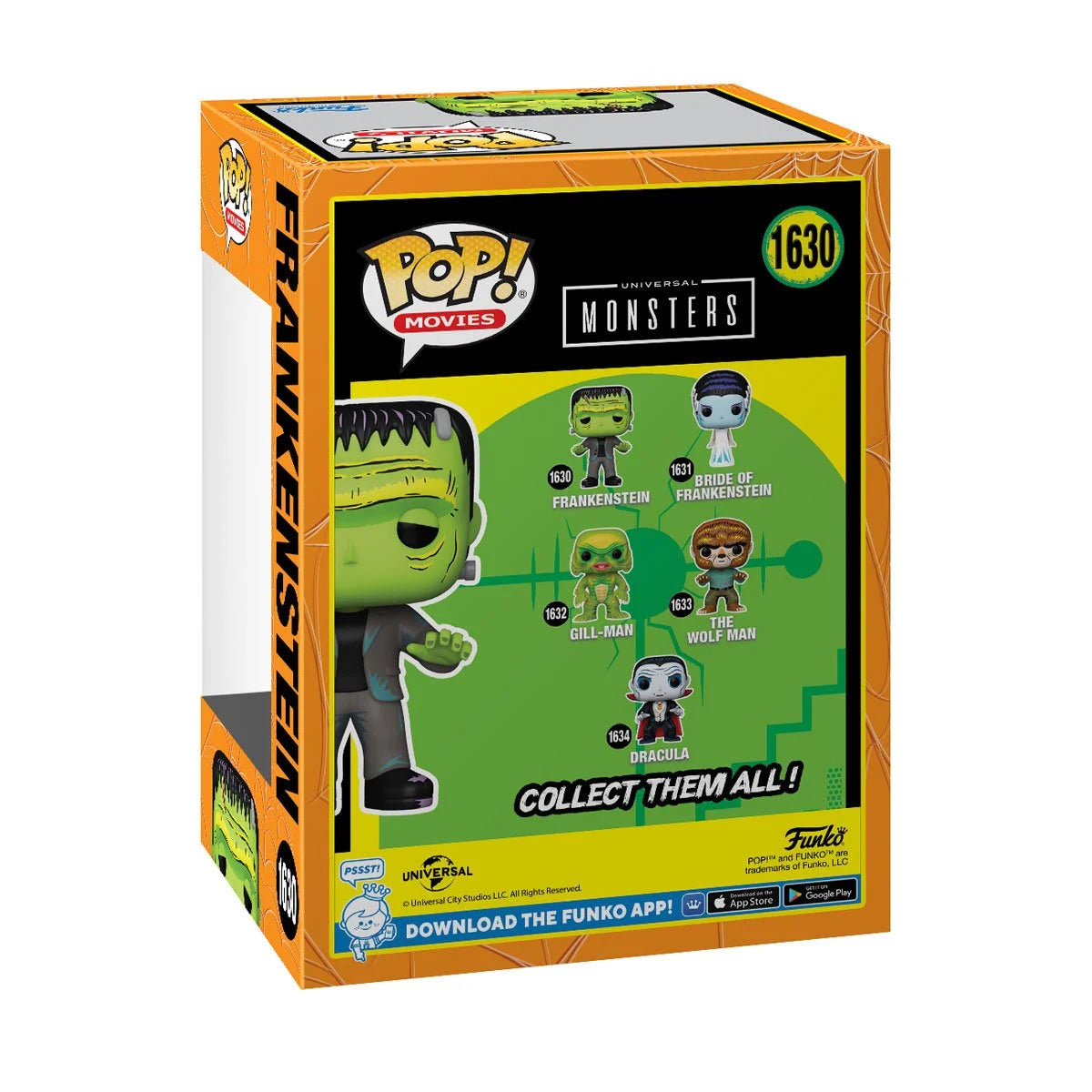 Funko Pop! Universal Monsters Frankenstein Vinyl Figure #1630