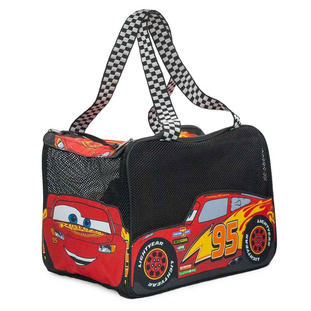 Disney Pixar Cars Lightning McQueen Car Pet Carrier | Blue Culture Tees