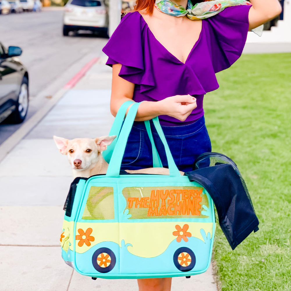 Scooby Doo The Mystery Machine Van Pet Carrier | Blue Culture Tees