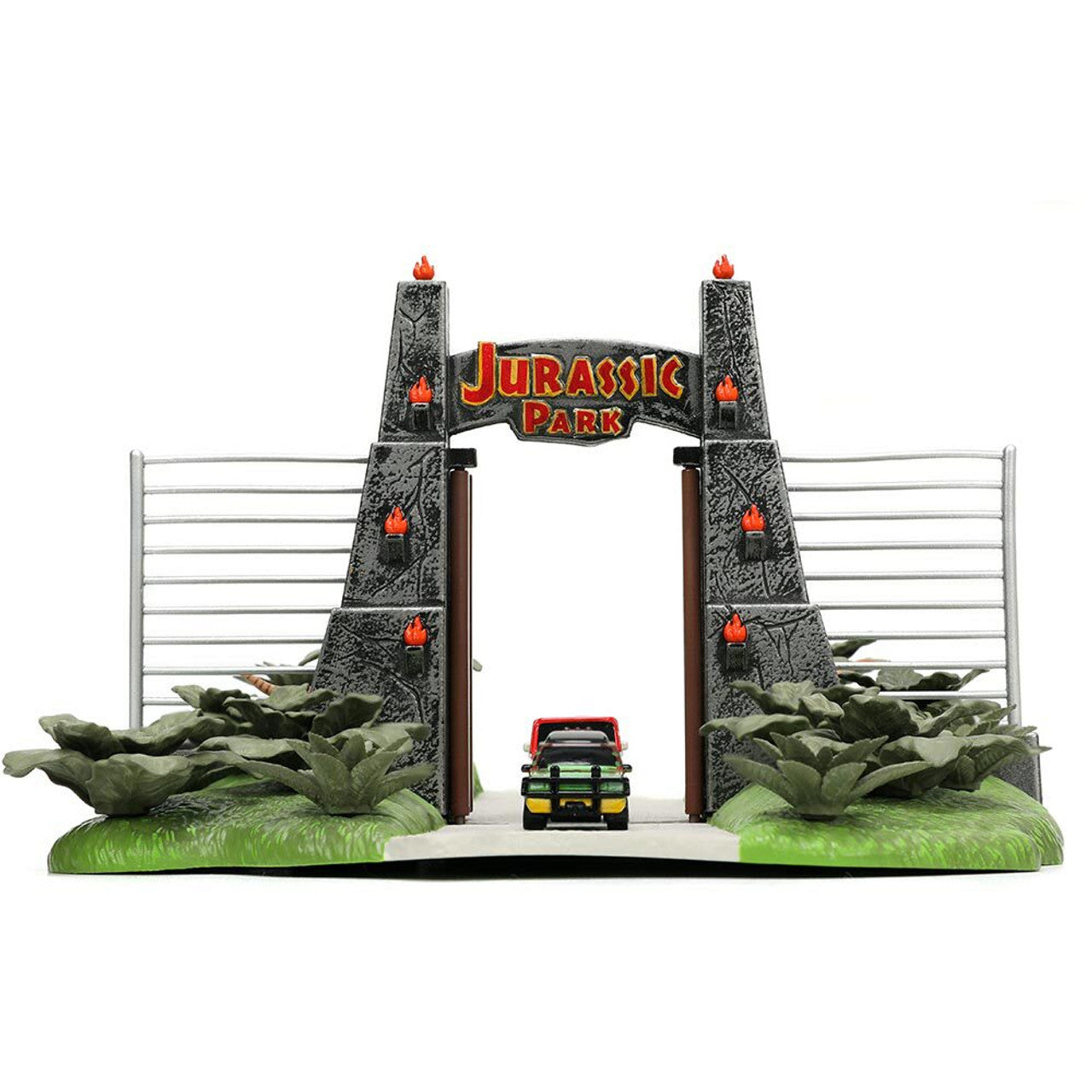 Jurassic Park Nano Diorama with Two Vehicles Diecast Model Truck | Blue Culture Tees