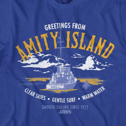 Jaws Greetings From Amity Island T-Shirt
