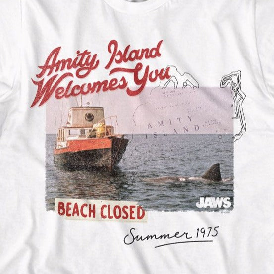 Jaws Beach Closed Summer 1975 T-Shirt