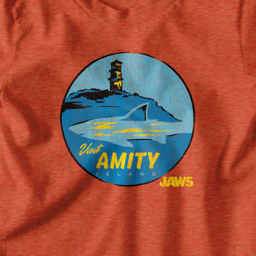 Youth Jaws Visit Amity T-Shirt | Blue Culture Tees