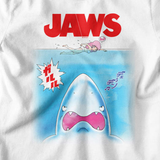 Youth Jaws Retro Anime T-Shirt | Blue Culture Tees