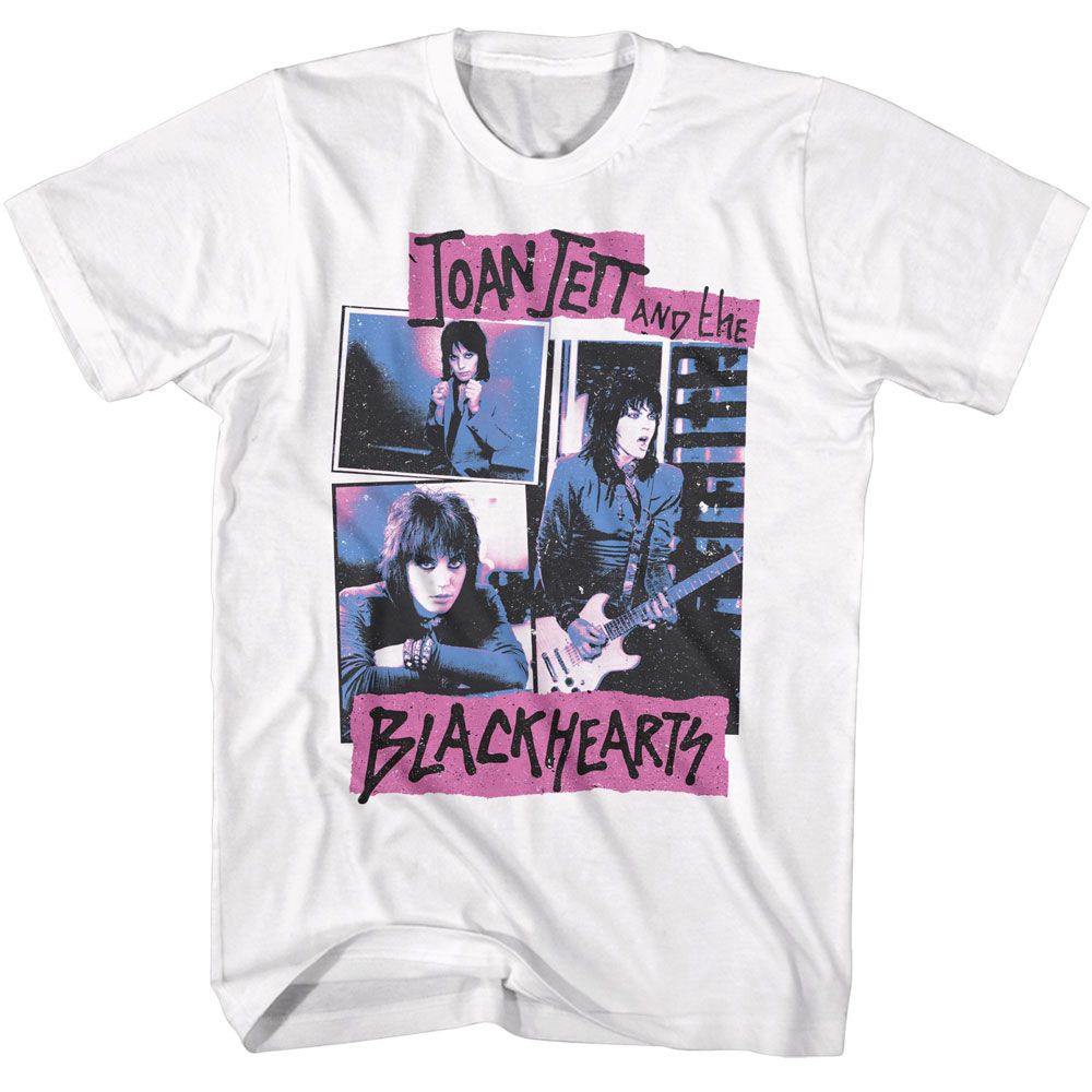 Joan Jett Collage Y T-Shirt | Blue Culture Tees