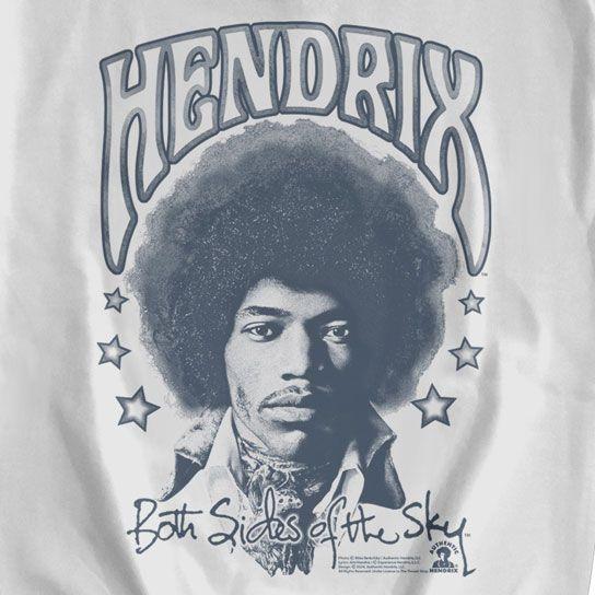 Jimi Hendrix Sides Of The Sky T-Shirt | Blue Culture Tees