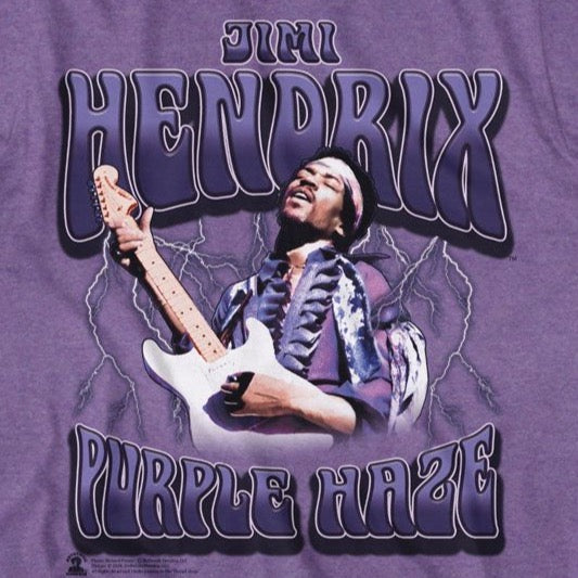 Jimi Hendrix Purple Haze Lightning T-Shirt