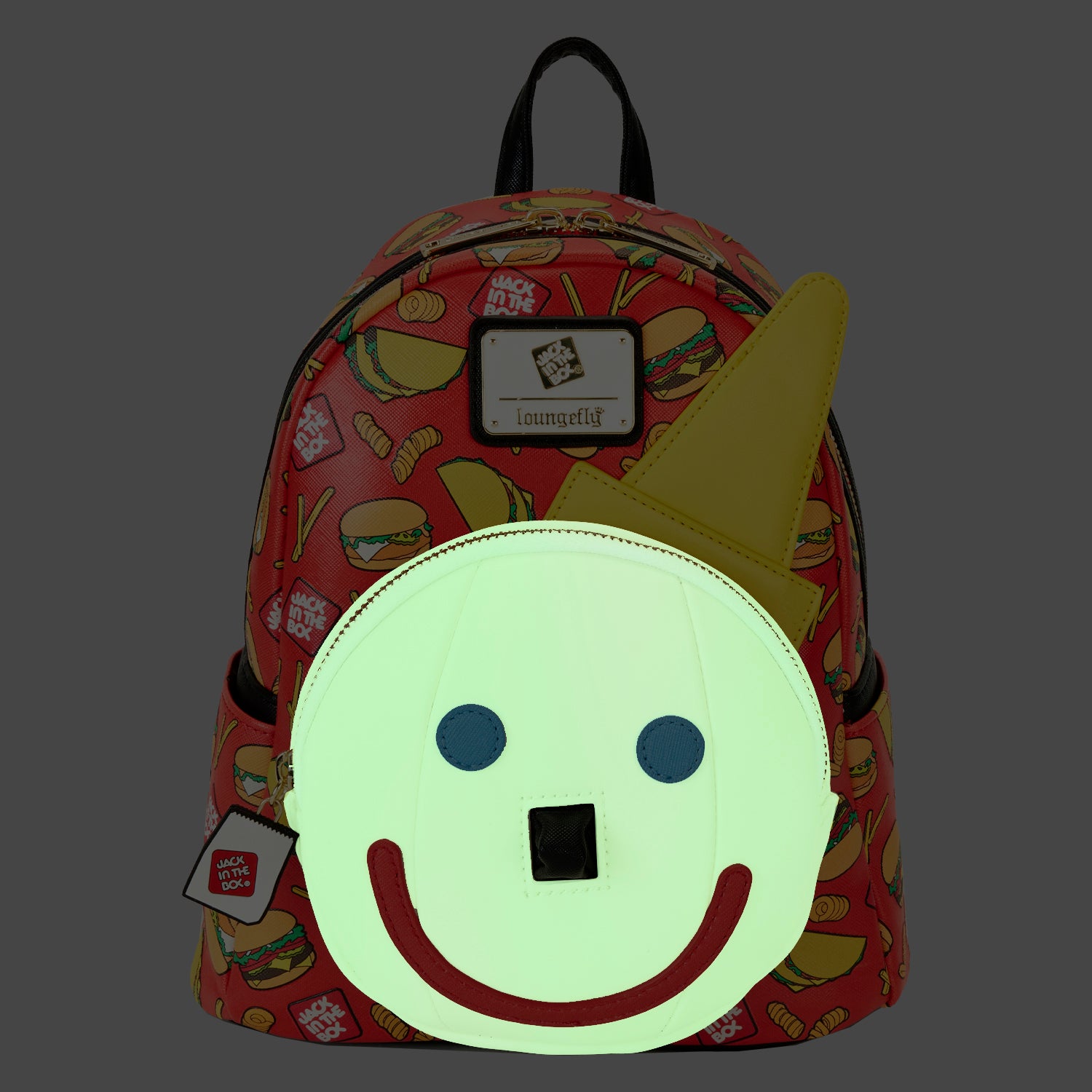 Loungefly Jack in the Box Antenna Ball Mini Backpack