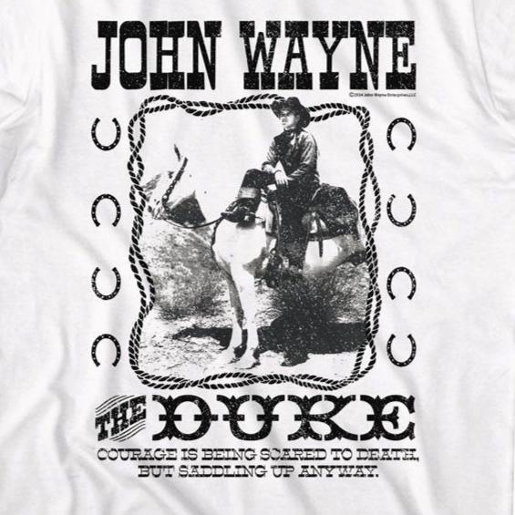 John Wayne Saddle Up Anyway T-Shirt | Blue Culture Tees