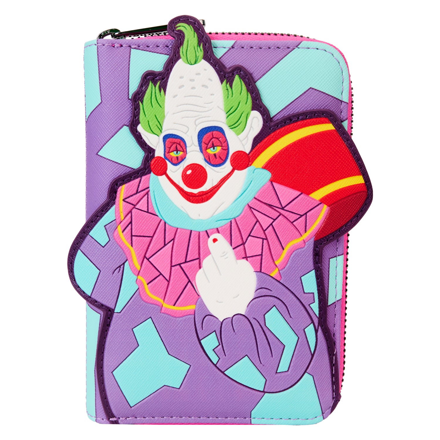 Loungefly Killer Klowns From Outer Space Zip Around Wallet | Blue Culture Tees