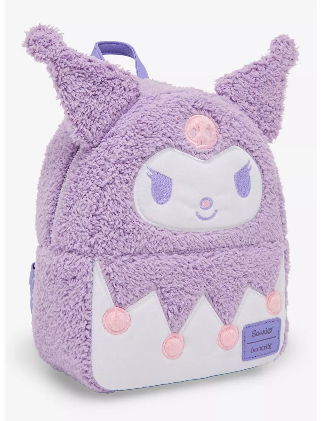 Loungefly Kuromi Pastel Fuzzy Mini Backpack