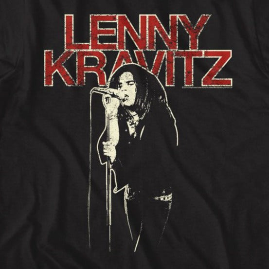 Lenny Kravitz Distress Text T-Shirt