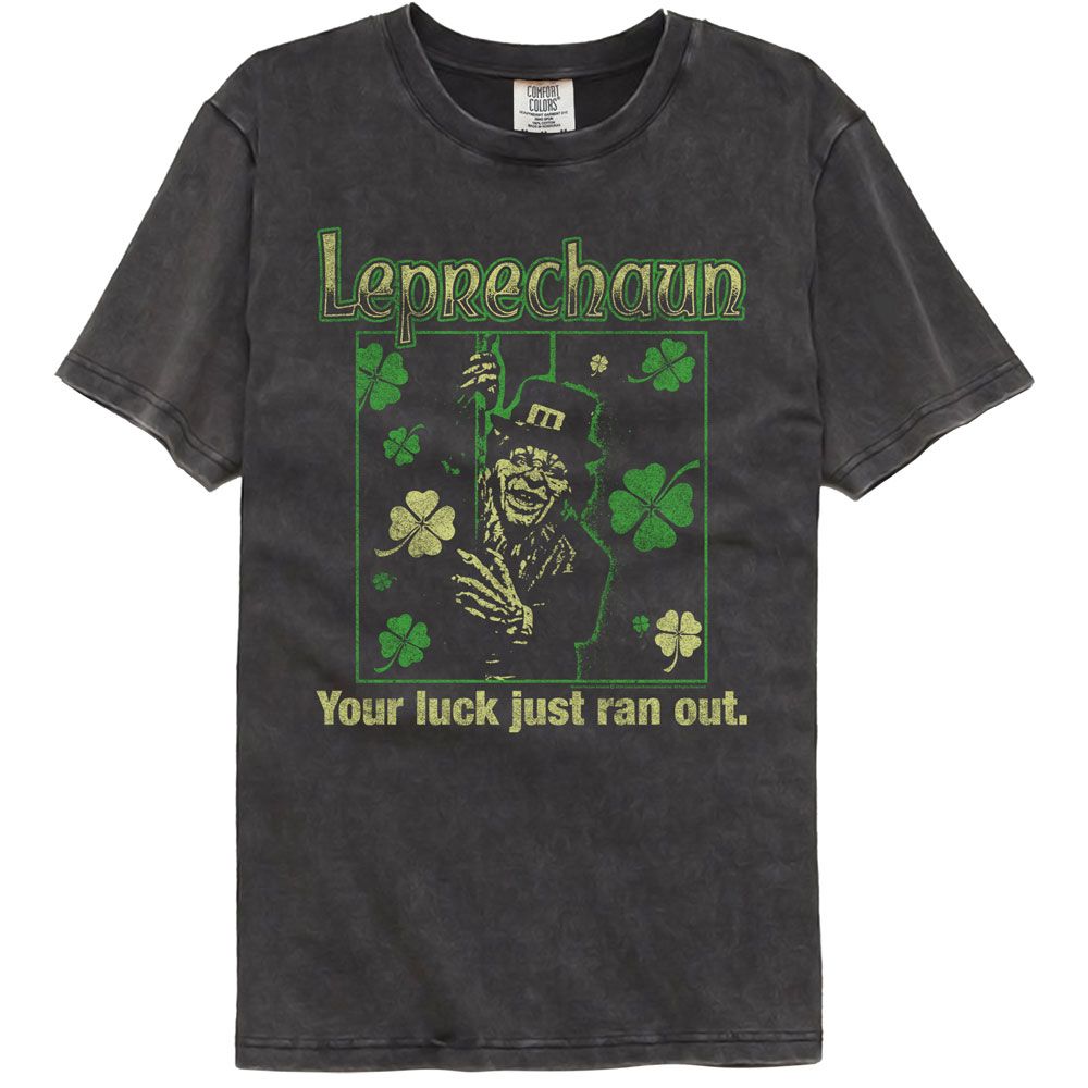 Leprechaun Luck Just Ran Out Comfort Colors T-Shirt | Blue Culture Tees