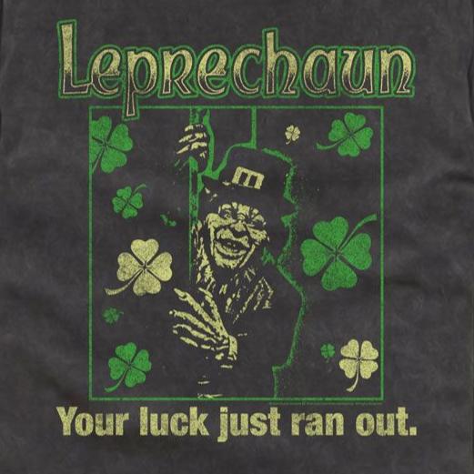 Leprechaun Luck Just Ran Out Comfort Colors T-Shirt | Blue Culture Tees