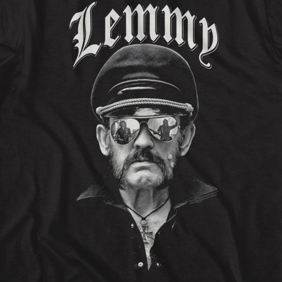 Lemmy Glasses And Cap T-Shirt