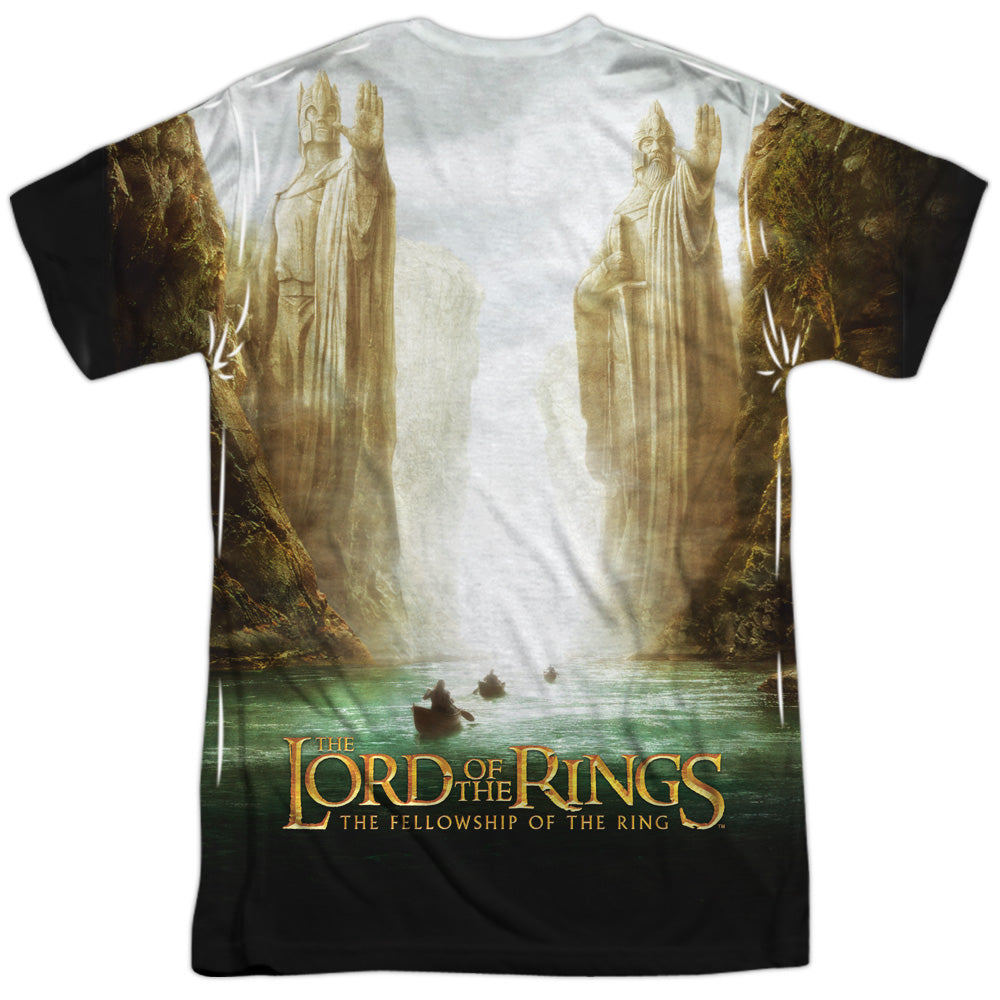 Lord of the Rings Fellowship Poster Sublimated T-Shirt | Blue Culture Tees