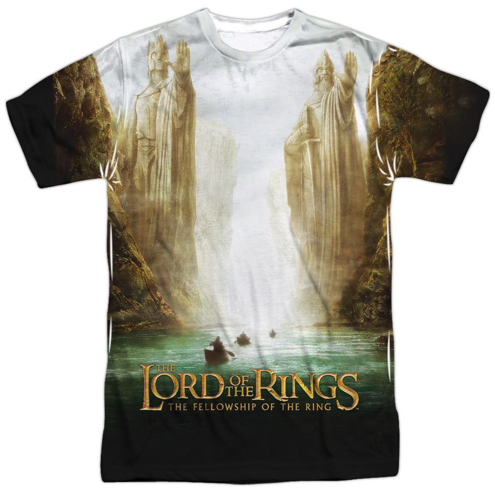 Lord of the Rings Fellowship Poster Sublimated T-Shirt | Blue Culture Tees