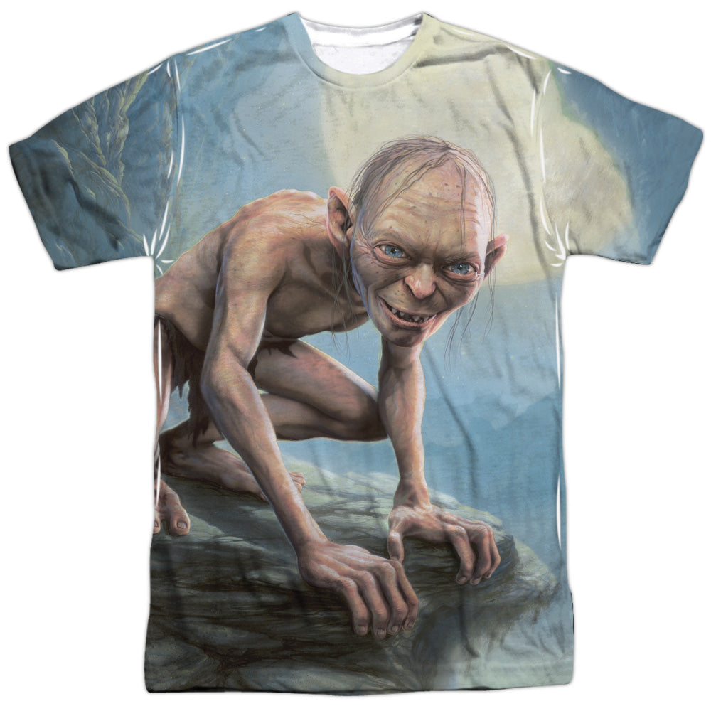 Lord of the Rings Gollum Moon Sublimated T-Shirt | Blue Culture Tees