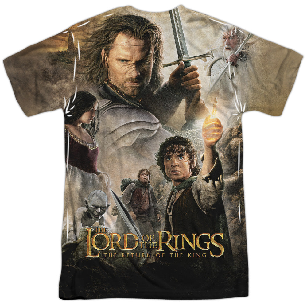 Lord of the Rings King Poster Sublimated T-Shirt | Blue Culture Tees