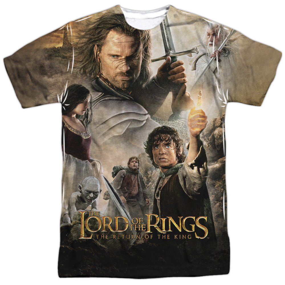 Lord of the Rings King Poster Sublimated T-Shirt | Blue Culture Tees