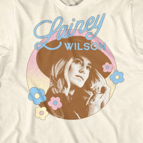 Lainey Wilson Flower Circle T-Shirt | Blue Culture Tees