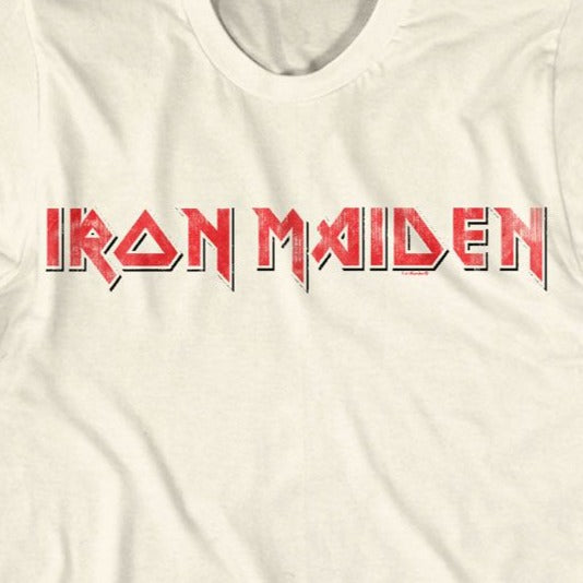 Iron Maiden Red Black Logo T-Shirt