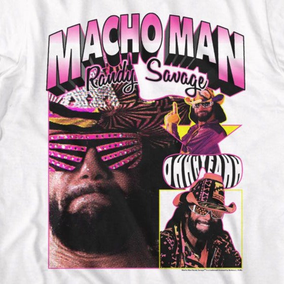 Macho Man Randy Collage Light T-Shirt