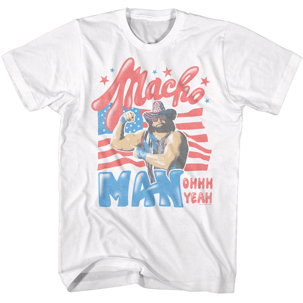 Macho Man Stars and Stripes T-Shirt