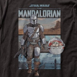 Star Wars The Mandalorian Mando Traveling T-Shirt