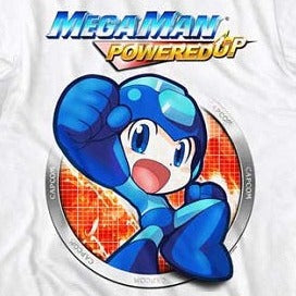 Mega Man Powered Up T-Shirt - Blue Culture Tees
