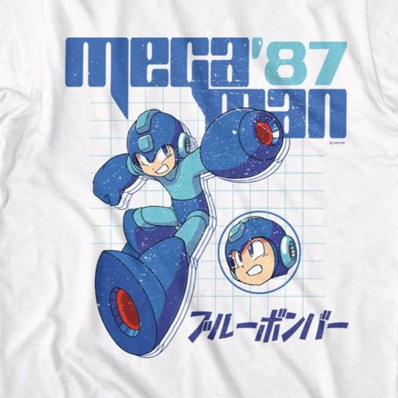 Mega Man 87 T-Shirt | Blue Culture Tees