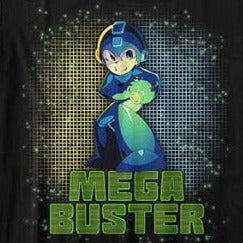 Junior's Mega Man Mega Buster T-Shirt - Blue Culture Tees
