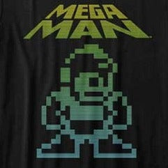 Junior's Mega Man Mega Pixel T-Shirt - Blue Culture Tees