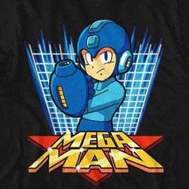 Mega Man Megagrid T-Shirt - Blue Culture Tees