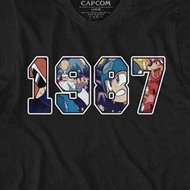Mega Man 1987 T-Shirt - Blue Culture Tees