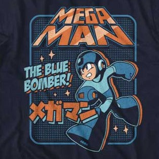 Mega Man Graphic Blue Bomber T-Shirt