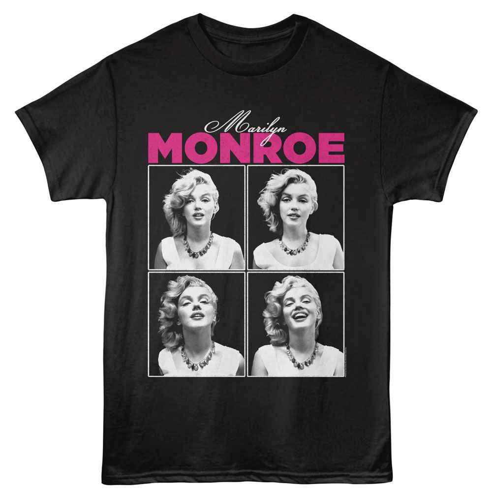 Marilyn Monroe Multi Photo T-Shirt | Blue Culture Tees