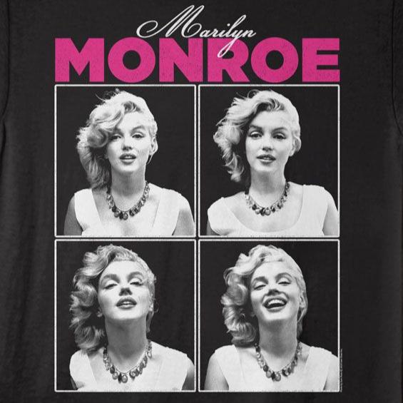 Marilyn Monroe Multi Photo T-Shirt | Blue Culture Tees