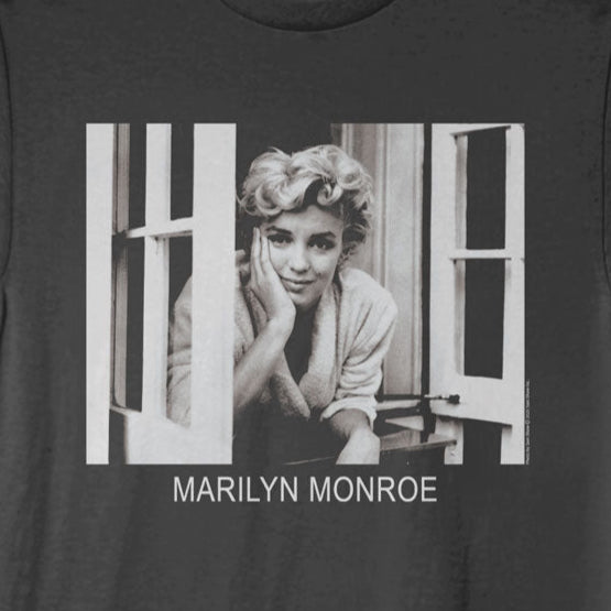 Marilyn Monroe Looking Out Window T-Shirt