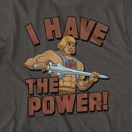 Masters Of The Universe The Power T-Shirt - Blue Culture Tees