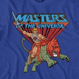 Masters Of The Universe Ride Into Battle T-Shirt - Blue Culture Tees