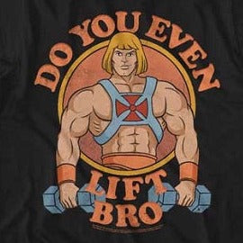 Masters Of The Universe U Even Lift? T-Shirt - Blue Culture Tees
