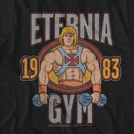 Masters Of The Universe He-Man Gym T-Shirt - Blue Culture Tees