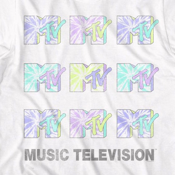 MTV Tie Dye Logos T-Shirt