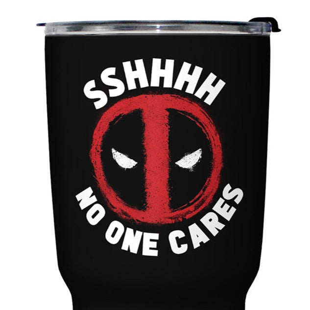 Drinkware Marvel Deadpool No One Cares 27oz Stainless Steel Bottle