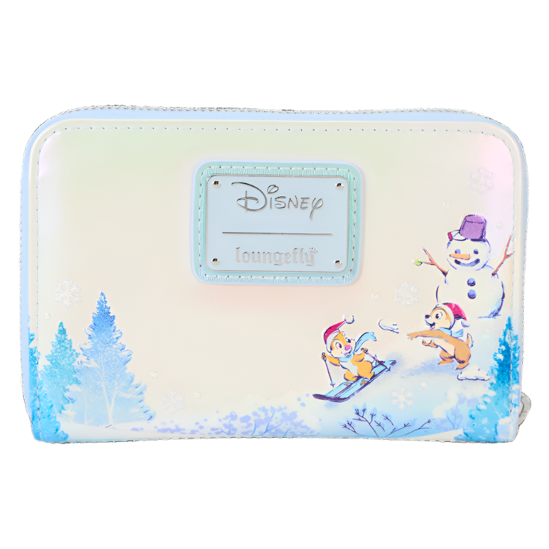 Loungefly Disney Mickey & Friends Winter Wonderland Zip Around Wallet | Blue Culture Tees