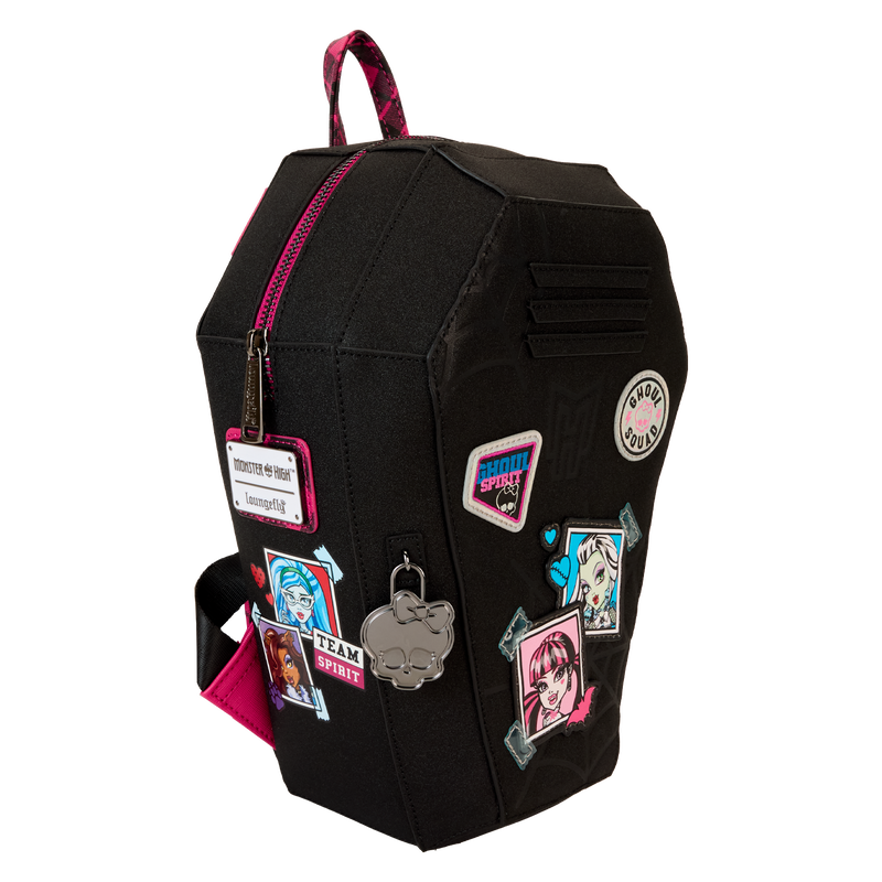 Loungefly Mattel Monster High Coffin Locker Mini Backpack