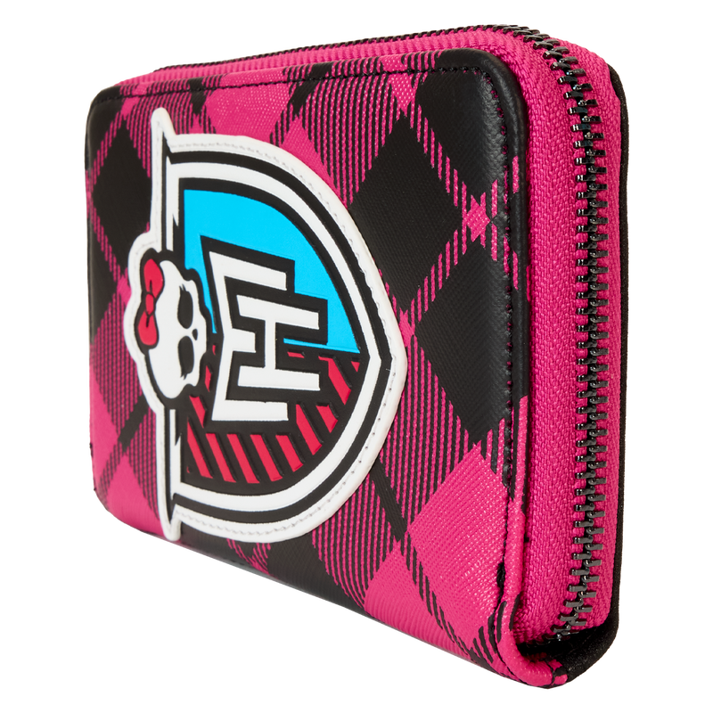 Loungefly Mattel Monster High Crest Zip Around Wallet