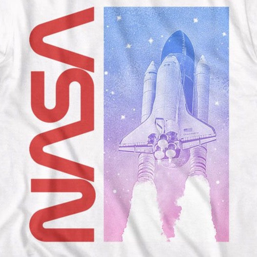 NASA Shuttle In Flight T-Shirt